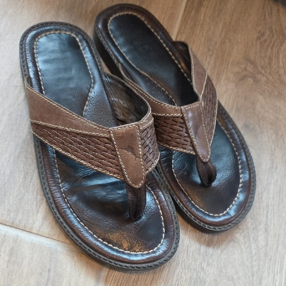 Men's Brown Leather Sandals